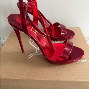 Christian Louboutin Glossy Red Heels